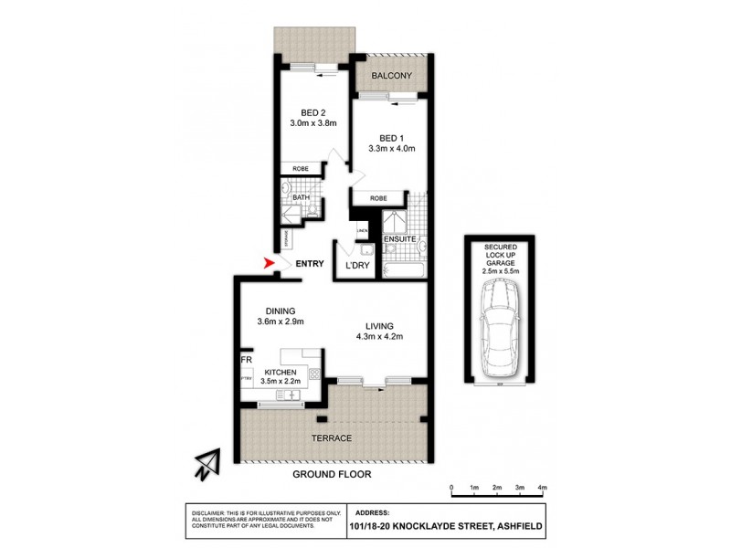 101/18-20 Knocklayde Street, Ashfield NSW 2131 Floorplan