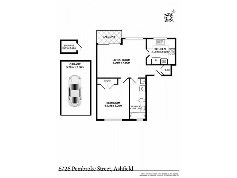 6/26 Pembroke Street, Ashfield NSW 2131