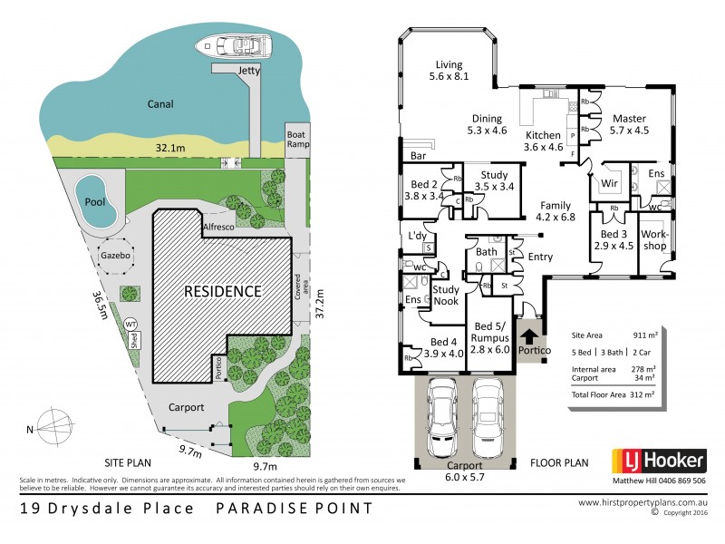 19 Drysdale Place, Paradise Point QLD 4216 Floorplan