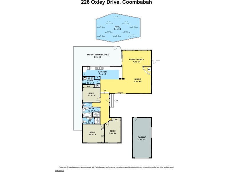 226 Oxley Drive, Coombabah QLD 4216 Floorplan