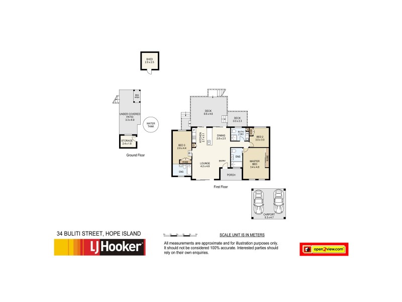 34 Buliti Street, Hope Island QLD 4212 Floorplan