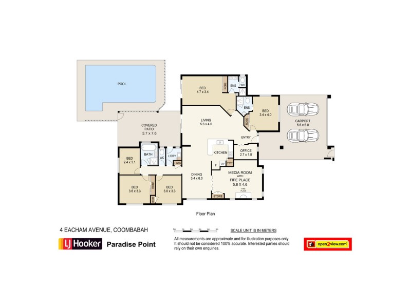 4 Eacham Avenue, Coombabah QLD 4216 Floorplan