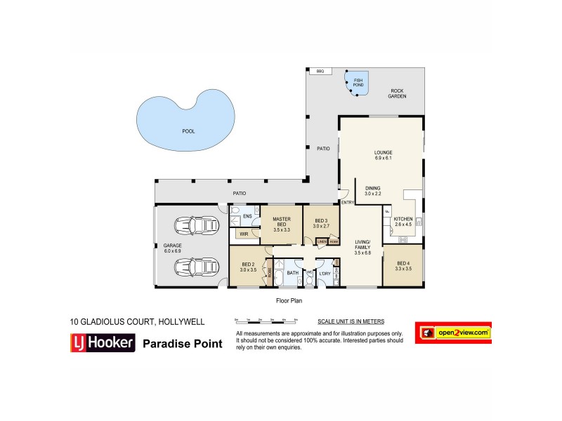 10 Gladiolus Court, Hollywell QLD 4216 Floorplan