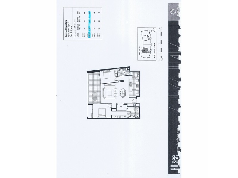 4302/323 Bayview St., Hollywell QLD 4216 Floorplan