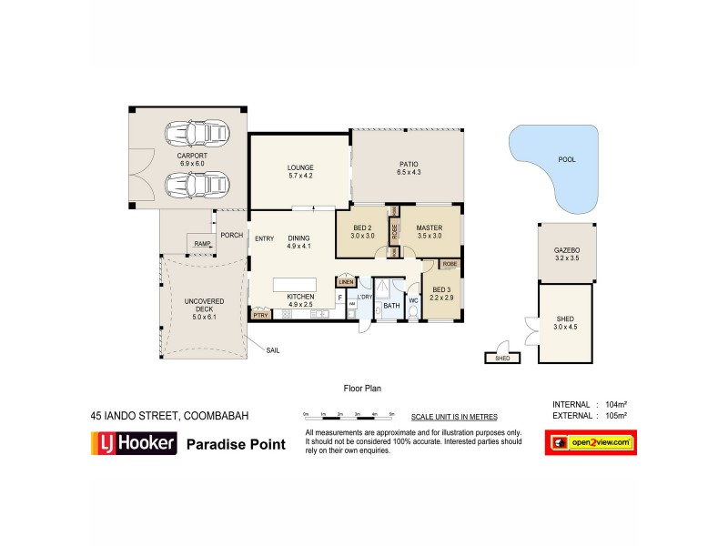 45 Iando Street, Coombabah QLD 4216 Floorplan