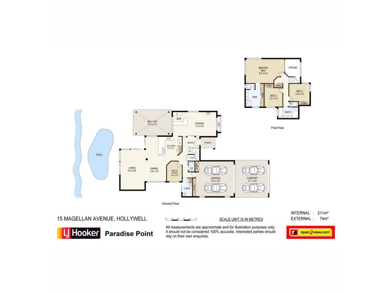 15 Magellan Avenue, Hollywell QLD 4216 Floorplan