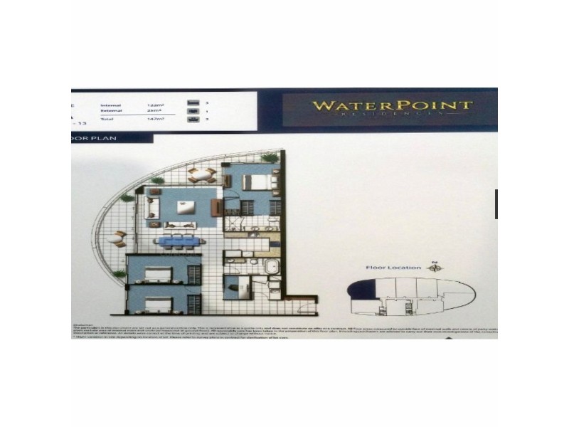 11301/5 Harbour Side Court, Biggera Waters QLD 4216 Floorplan