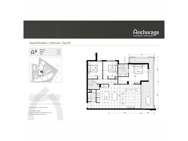 63/93 Sheehan Avenue, Hope Island QLD 4212 Floorplan