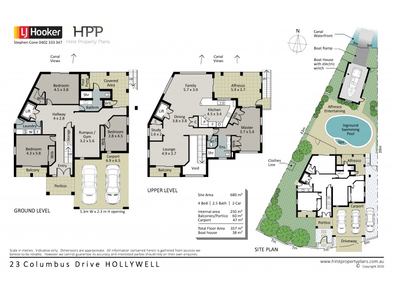 23 Columbus Drive, Hollywell QLD 4216 Floorplan