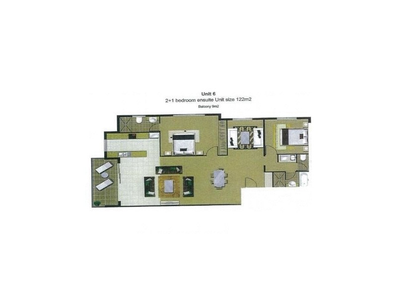 6/8-10 Victor Avenue, Paradise Point QLD 4216 Floorplan