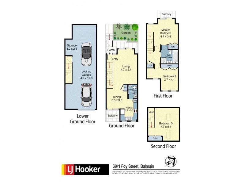 69/1 Foy Street, Balmain NSW 2041 Floorplan