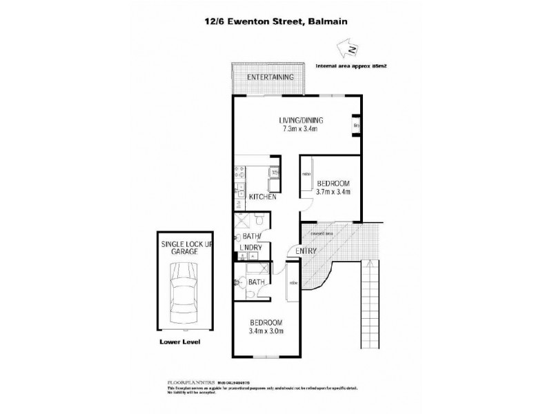 12/6 Ewenton Street, Balmain East NSW 2041
