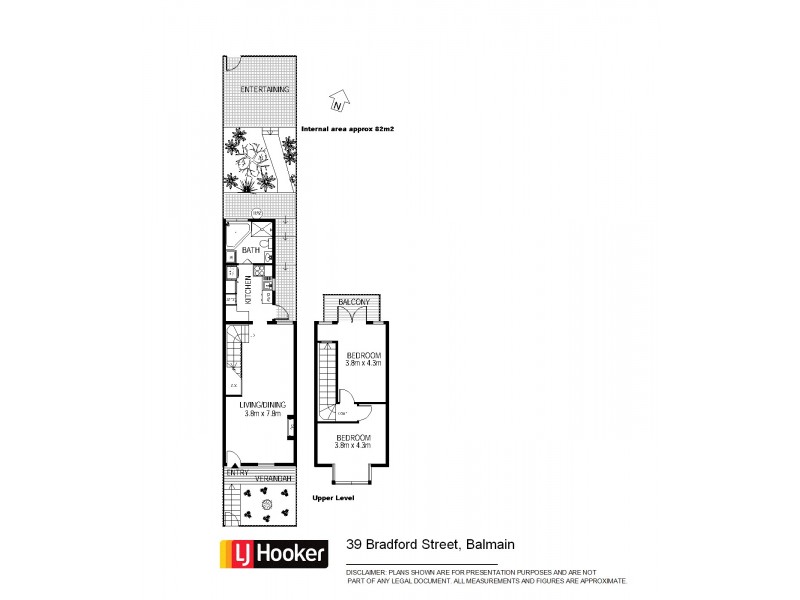 39 Bradford Street, Balmain NSW 2041 Floorplan