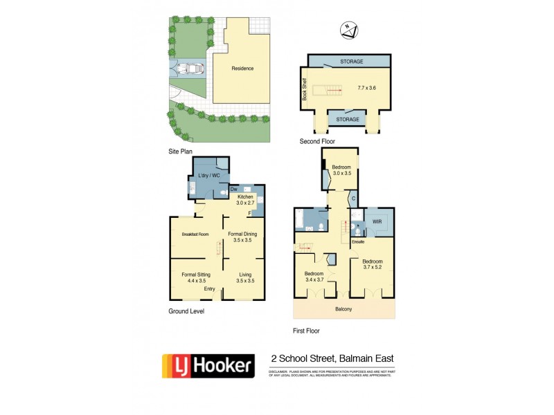 2 School Street, Balmain East NSW 2041 Floorplan