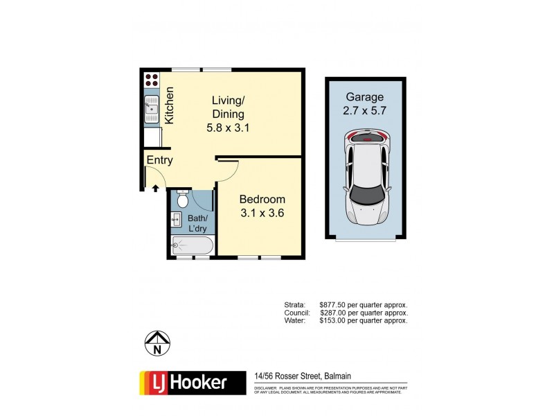14/56 Rosser Street, Rozelle NSW 2039 Floorplan