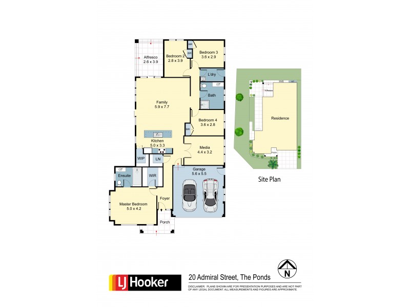 20 Admiral Street, The Ponds NSW 2769 Floorplan