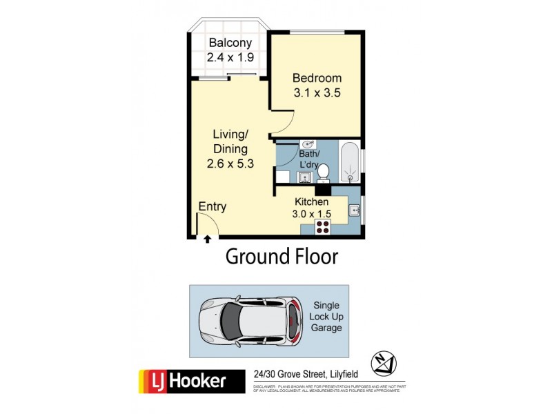 24/30 Grove Street, Lilyfield NSW 2040 Floorplan