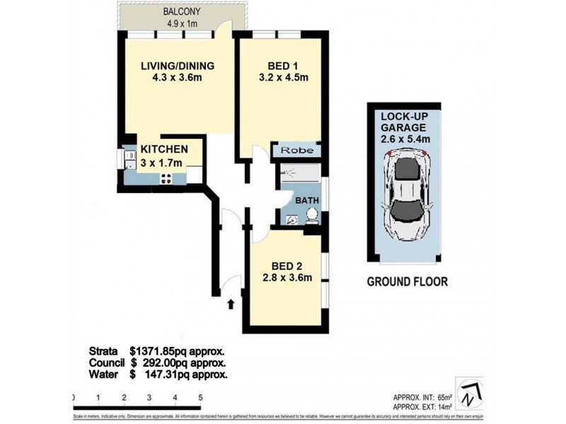 8/75 Glassop Street, Balmain NSW 2041 Floorplan