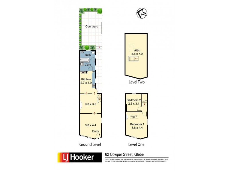 62 Cowper Street, Glebe NSW 2037 Floorplan