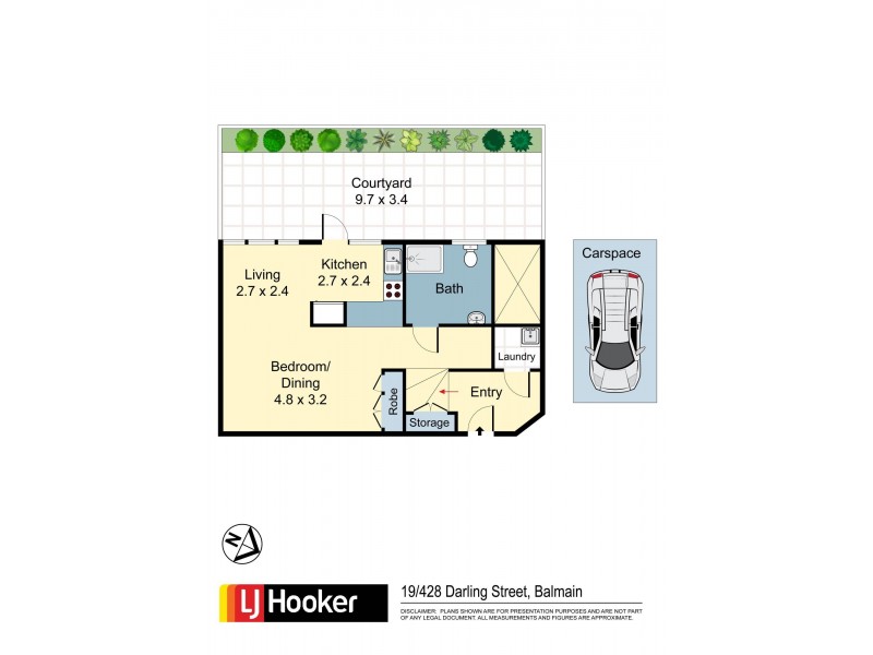 19/428 Darling Street, Balmain NSW 2041 Floorplan