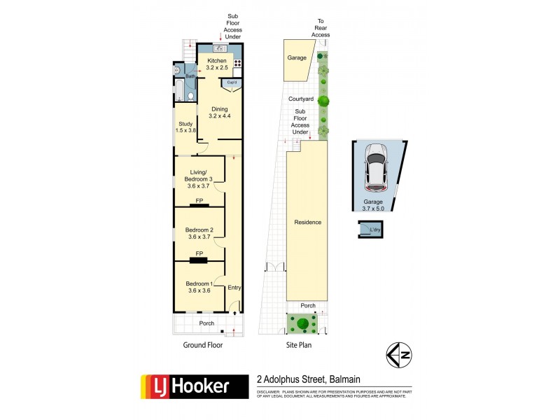 2 Adolphus Street, Balmain NSW 2041 Floorplan