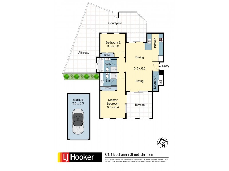 C1/1 Buchanan Street, Balmain NSW 2041 Floorplan