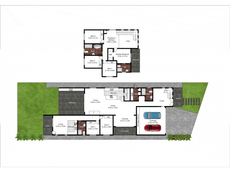 54 Endeavour Road, Georges Hall NSW 2198 Floorplan