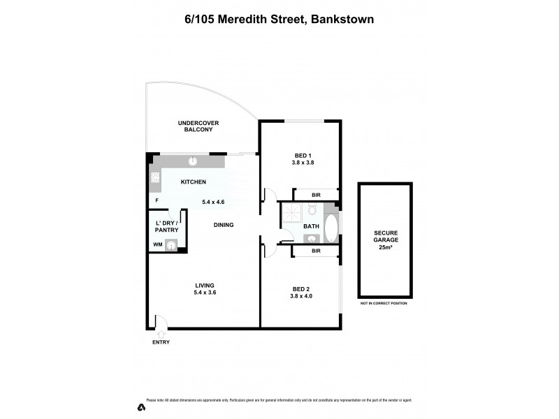 Unit 6/105 Meredith Street, Bankstown NSW 2200 Floorplan