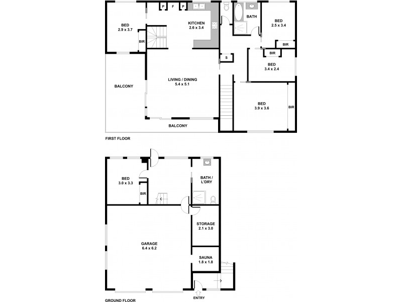 2 Bligh Close, Georges Hall NSW 2198 Floorplan