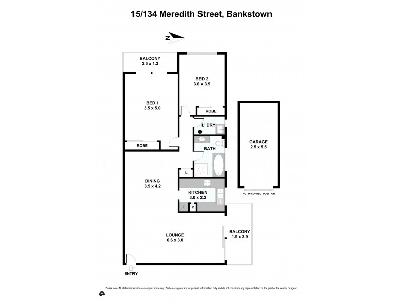 15/134 Meredith Street, Bankstown NSW 2200 Floorplan