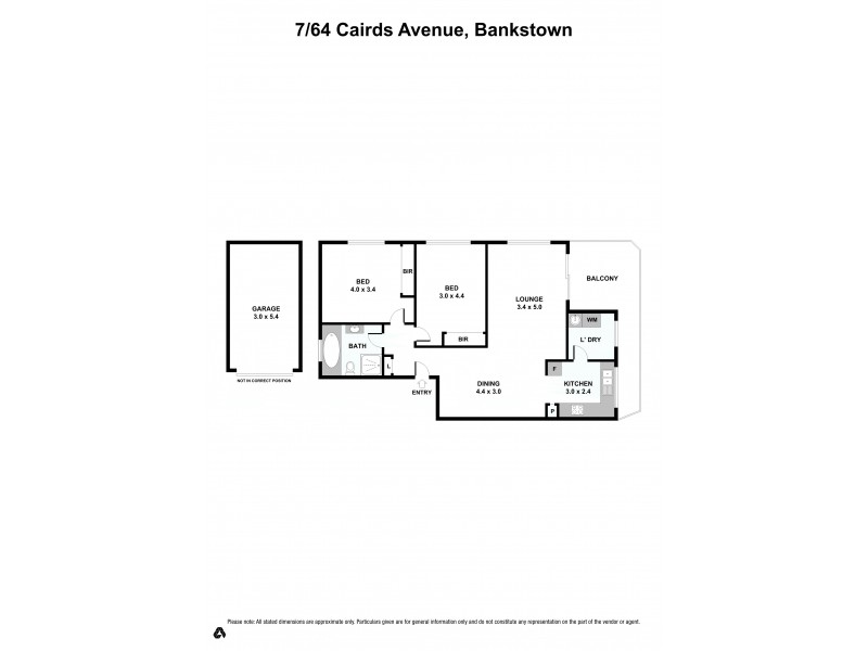 7/64 Cairds Avenue, Bankstown NSW 2200 Floorplan