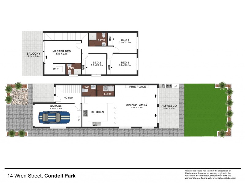 14 Wren Street, Condell Park NSW 2200 Floorplan