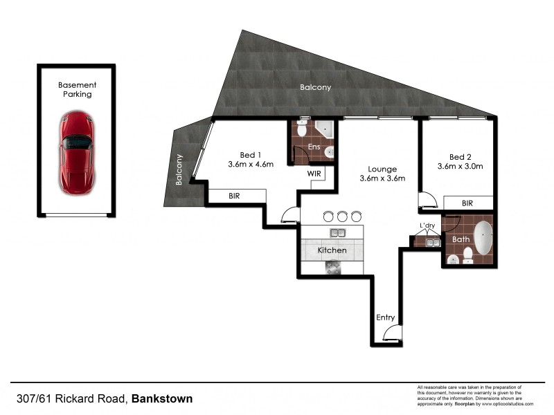 Apartment 307/61-63 Rickard Rd, Bankstown NSW 2200 Floorplan