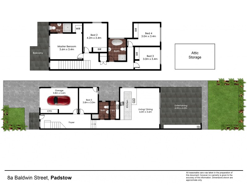 8a Baldwin Street, Padstow NSW 2211 Floorplan