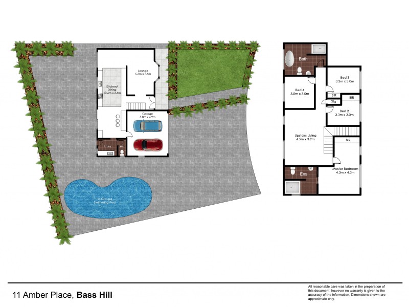 11 Amber Place, Bass Hill NSW 2197 Floorplan