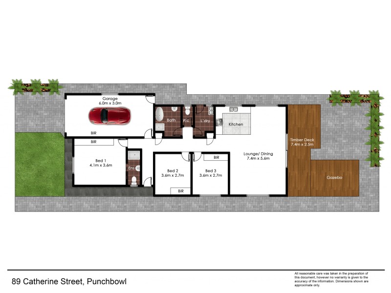 89 Catherine Street, Punchbowl NSW 2196 Floorplan
