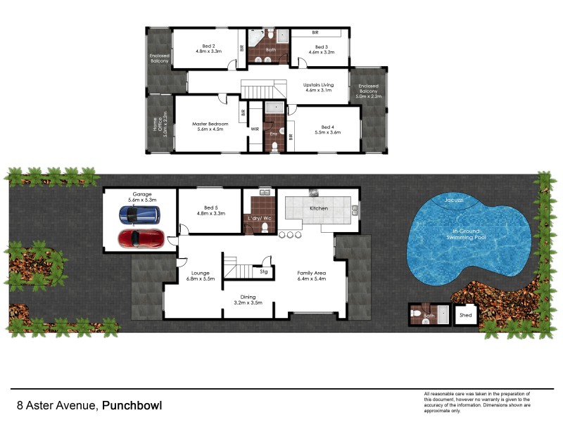 8 Aster Avenue, Punchbowl NSW 2196 Floorplan