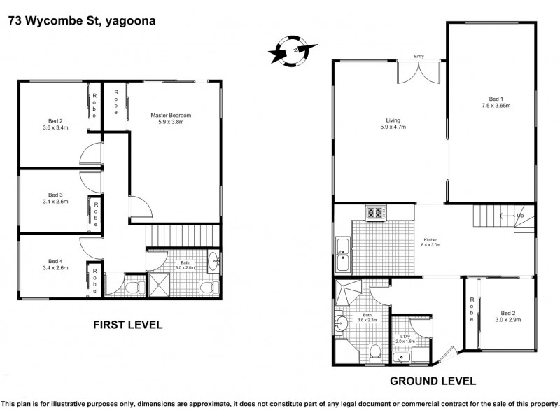 73 Wycombe Street, Yagoona NSW 2199 Floorplan