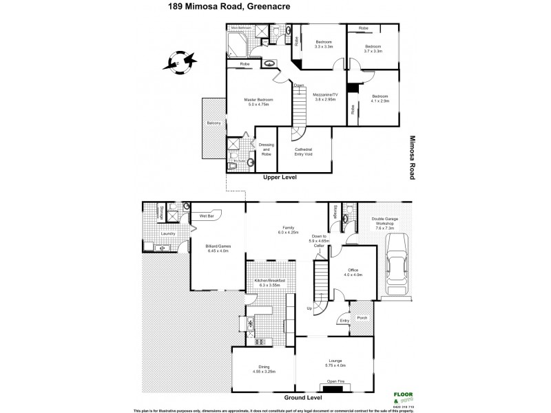189 Mimosa Road, Greenacre NSW 2190 Floorplan