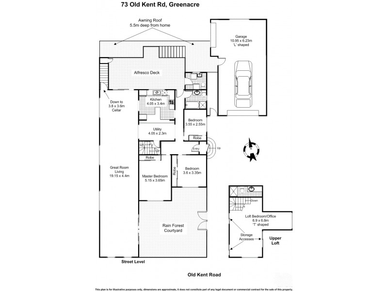 73 Old Kent Road, Greenacre NSW 2190 Floorplan
