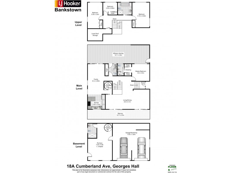 18A Cumberland Avenue, Georges Hall NSW 2198 Floorplan