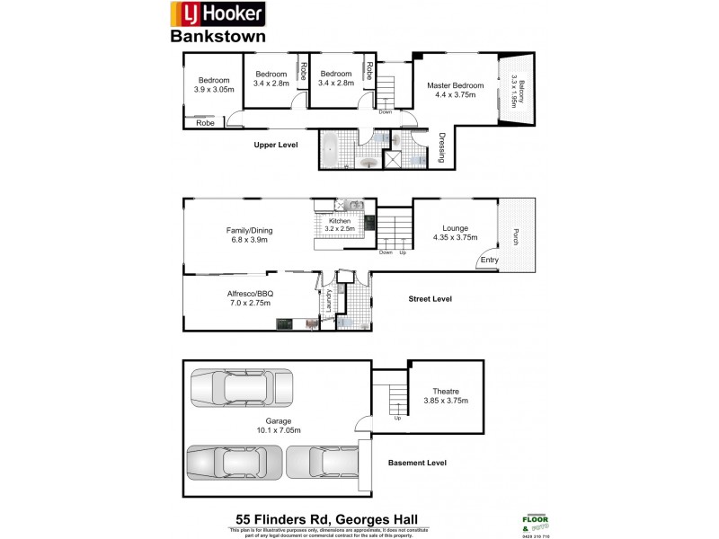 55A Flinders Rd, Georges Hall NSW 2198 Floorplan