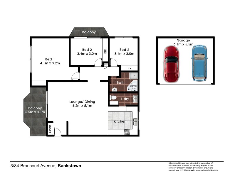 Apartment 3/84-86 Brancourt Ave, Yagoona NSW 2199 Floorplan