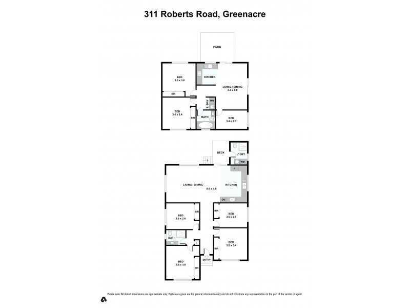 311 Roberts Road, Greenacre NSW 2190 Floorplan