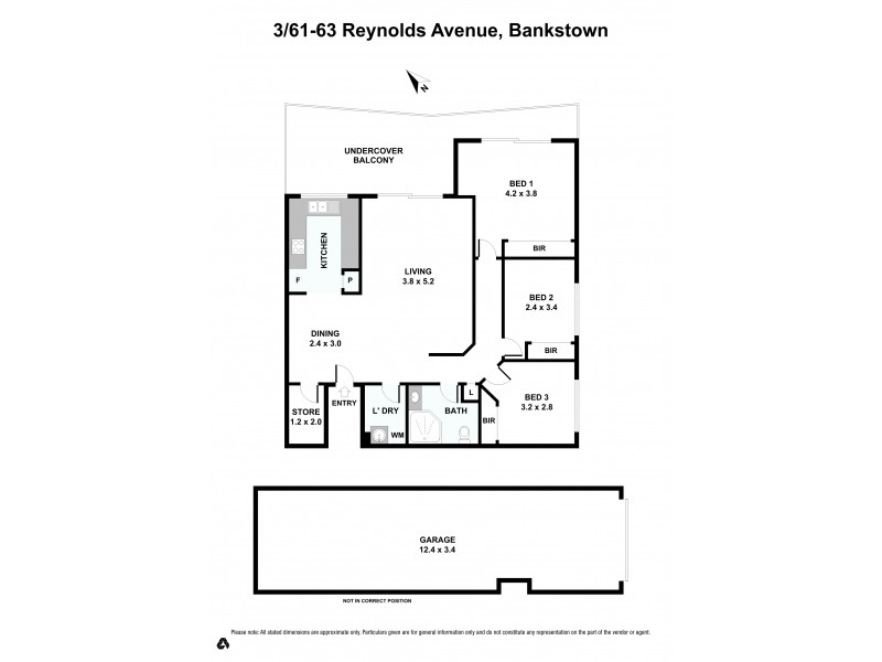 Unit 3/61-63 Reynolds Ave, Bankstown NSW 2200 Floorplan