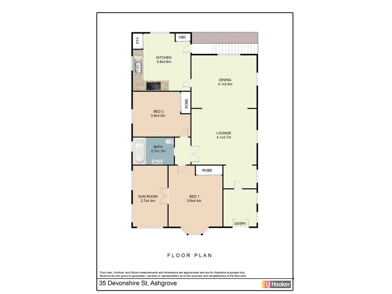35 Devonshire Street, Ashgrove QLD 4060 Floorplan