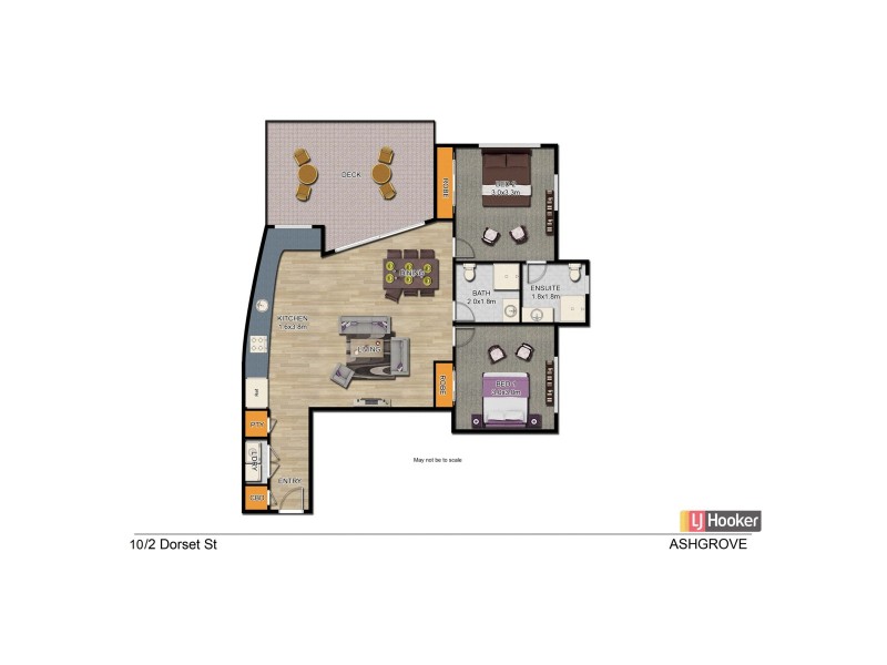 10/2 Dorset Street, Ashgrove QLD 4060 Floorplan