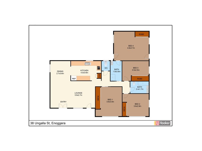 38 Ungalla Street, Enoggera QLD 4051 Floorplan