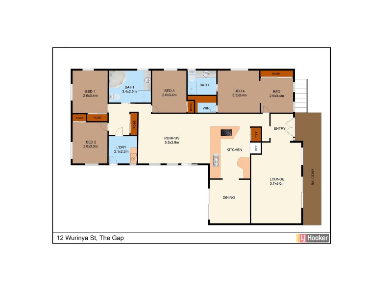 12 Wurinya Street, The Gap QLD 4061 Floorplan