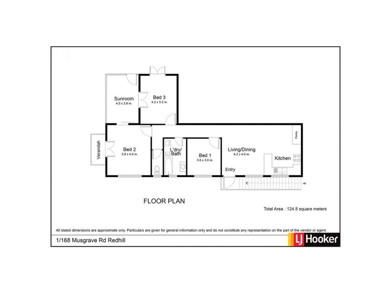 1/168 Musgrave Road, Red Hill QLD 4059 Floorplan